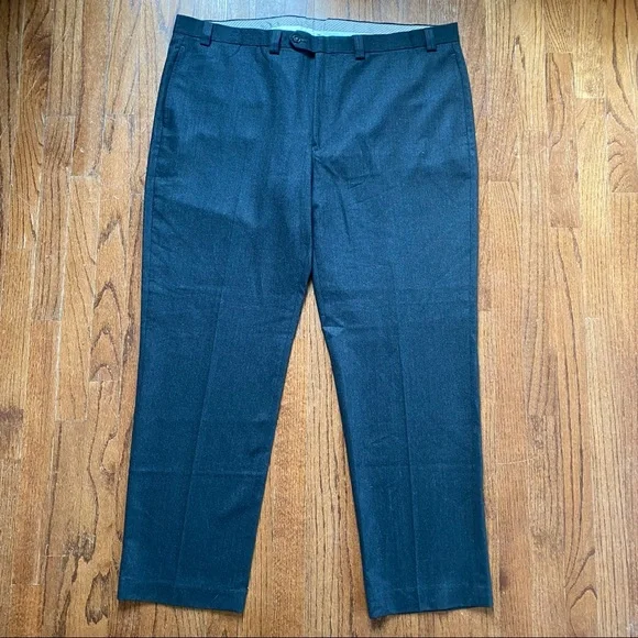 Lauren Ralph Lauren Dress Pants Mens Size 44 Wool Charcoal Grey Trousers - Picture 3 of 14